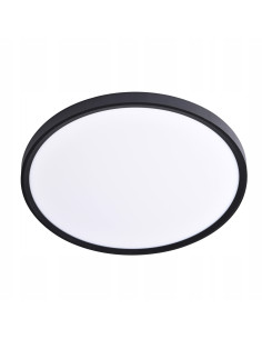 Plafon LED MAQ 50 cm czarny z regulacją barwy światła - nowoczesny i elegancki styl dla każdego wnętrza