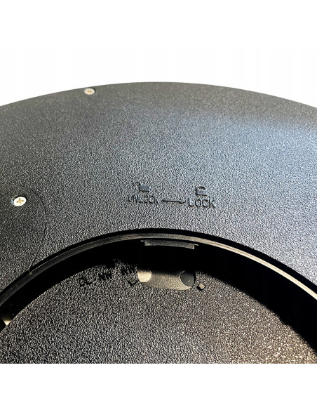 Plafon LED MAQ 50 cm czarny z regulacją barwy światła - nowoczesny i elegancki styl dla każdego wnętrza