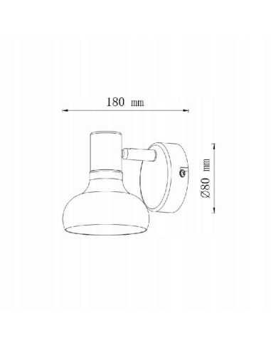 Kinkiet Arezzo - czarne oświetlenie z drewnianym akcentem, idealne do sypialni i nowoczesnych wnętrz.