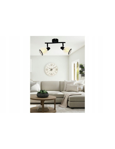 Lampa sufitowa MEGAN z eleganckim szkłem i chromowanymi detalami – nowoczesne oświetlenie do każdego wnętrza