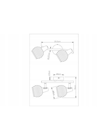 Lampa sufitowa MEGAN z eleganckim szkłem i chromowanymi detalami – nowoczesne oświetlenie do każdego wnętrza