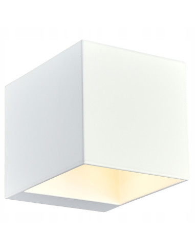 Kinkiet Alaska w białym kolorze - minimalizm i nowoczesność do oświetlenia schodów i korytarzy.