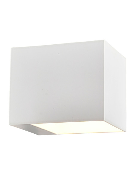 Kinkiet Alaska w białym kolorze - minimalizm i nowoczesność do oświetlenia schodów i korytarzy.