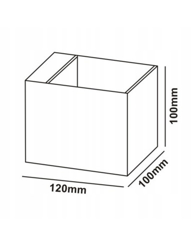 Kinkiet Alaska w białym kolorze - minimalizm i nowoczesność do oświetlenia schodów i korytarzy.