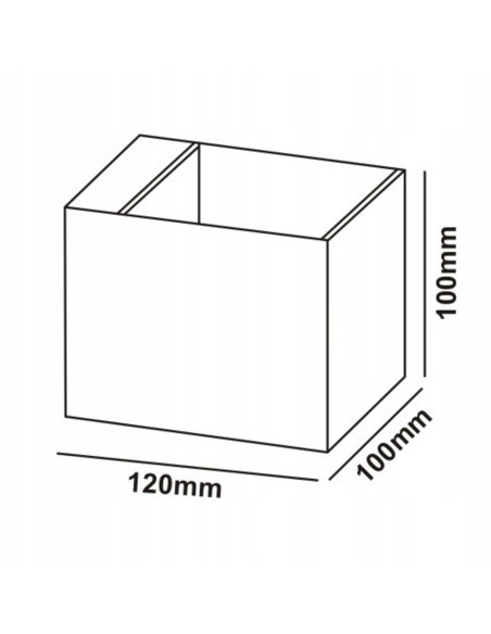 Kinkiet Alaska w białym kolorze - minimalizm i nowoczesność do oświetlenia schodów i korytarzy.
