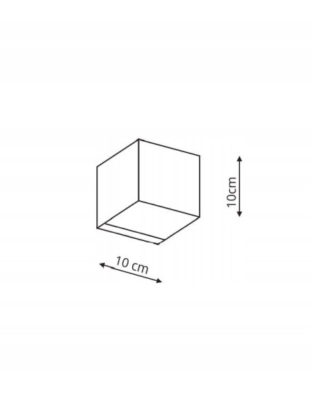 Kinkiet Alaska w białym kolorze - minimalizm i nowoczesność do oświetlenia schodów i korytarzy.