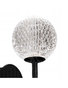 Kinkiet EDEM w stylu glamour, mosiężny z LED, ciepłe białe światło, idealny do salonu i przedpokoju. 2