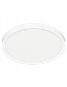 Plafon LED MAQ 18W 23cm z regulacją barwy światła, minimalistyczny, biały - marka Milagro, idealny do kuchni.