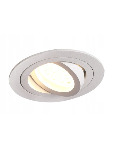 Lampa sufitowa Maxlight Signal II, biała oprawa podtynkowa GU10, nowoczesny i minimalistyczny design do wnętrz