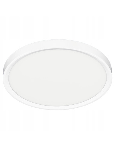 Plafon LED MAQ 24W z regulacją kolorów, nowoczesny design, transformacja w model wiszący, średnica 30 cm