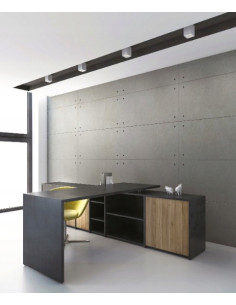 Kwadratowy Czarny Plafon GU10 Maxlight – Eleganckie Oświetlenie Techniczne do Wnętrz i Salonu 2