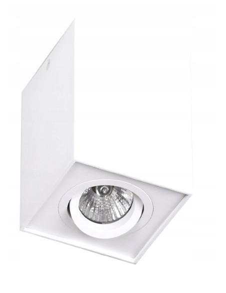 Oprawa sufitowa LED Maxlight Basic Square - Regulowana, Biała, Nowoczesny Design, Aluminium, 50W, Energooszczędna