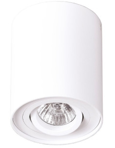 Reflektor sufitowy Maxlight Basic Round - biały, regulowane światło, nowoczesny design do wnętrz