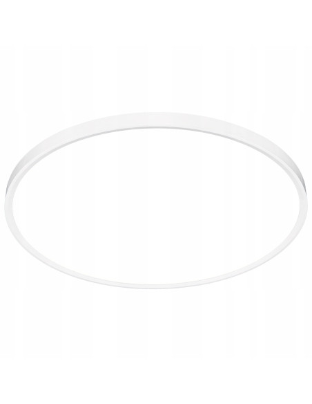 Plafon LED MAQ 50W, okrągły, biały z regulacją barwy, nowoczesny design do salonu i korytarza 60 cm