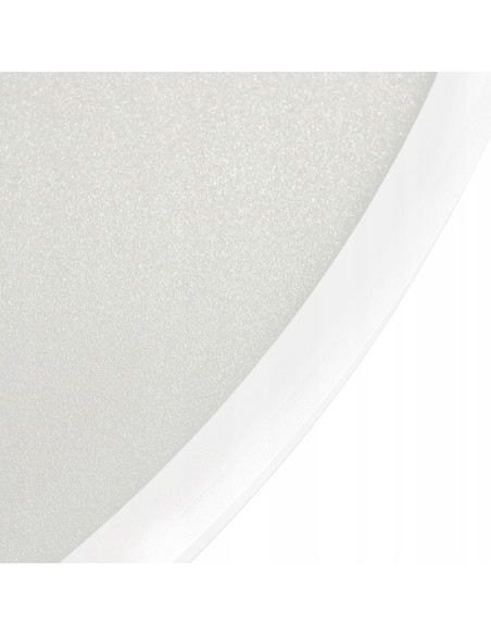 Plafon LED MAQ 50W, okrągły, biały z regulacją barwy, nowoczesny design do salonu i korytarza 60 cm