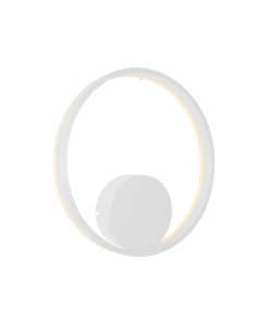 Kinkiet HALO 40 cm biały - nowoczesne oświetlenie LED do korytarza i przestrzeni publicznych 2