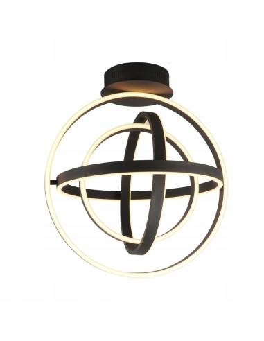 Lampa sufitowa TESS w kształcie sfery armilarnej - nowoczesne oświetlenie LED do eleganckich wnętrz