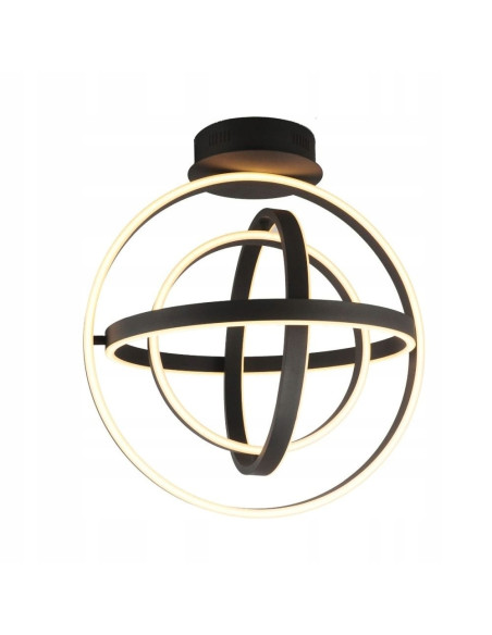 Lampa sufitowa TESS w kształcie sfery armilarnej - nowoczesne oświetlenie LED do eleganckich wnętrz