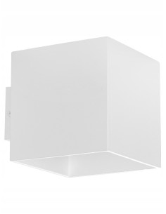 Kinkiet Cube z regulowanym oświetleniem w kolorze białym do sypialni i salonu marki Light Home 2