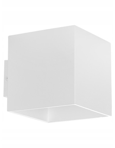 Kinkiet Cube z regulowanym oświetleniem w kolorze białym do sypialni i salonu marki Light Home
