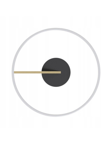 Lampa sufitowa VENTO LED, nowoczesna czarna spirala, 55 cm, 4300 lumenów, elegancki design od Zuma Line