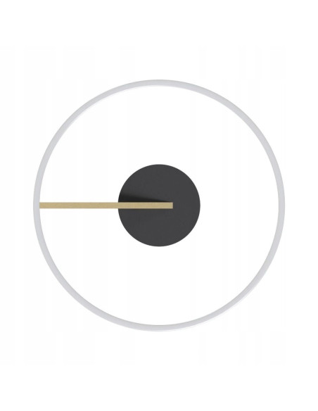 Lampa sufitowa VENTO LED, nowoczesna czarna spirala, 55 cm, 4300 lumenów, elegancki design od Zuma Line