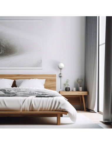 Kinkiet łazienkowy Piruleta w chromie, eleganckie oświetlenie IP44, minimalistyczny design do nowoczesnych wnętrz.