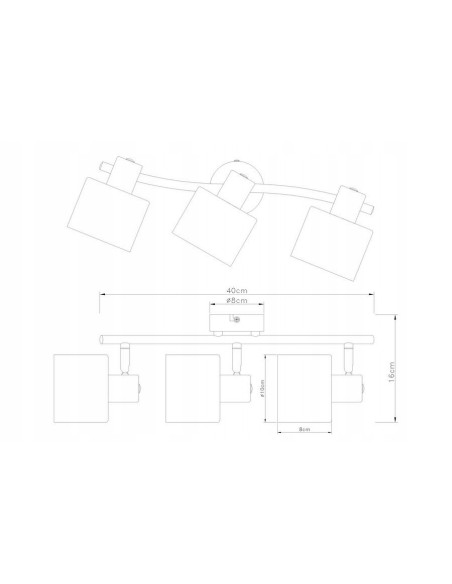 Lampa sufitowa Elmo złota z kryształowymi kloszami – elegancki akcent do wnętrz w stylu glamour