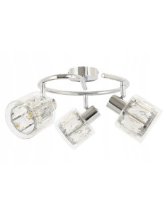 Plafon LED Elmo z regulowanymi kloszami w chromowym wykończeniu - nowoczesne oświetlenie do wymagających wnętrz 2