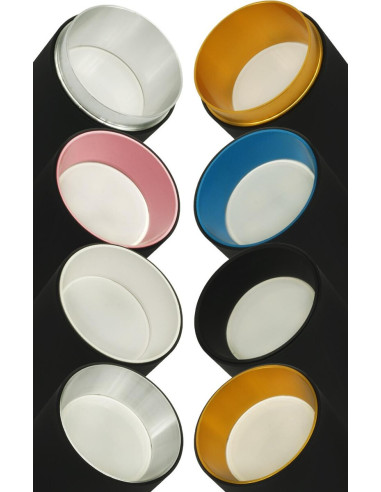 Belka sufitowa QUALIS VI GU10 - Czarna lampa LED z regulowanymi reflektorami do oświetlenia wnętrz i witryn sklepowych