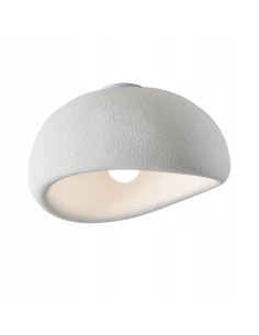 Plafon Stone - nowoczesna lampa sufitowa w kolorze białym, idealna do sypialni i minimalistycznych wnętrz 2