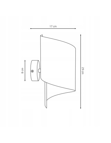 Lampa Minimalistyczna BOLERO w Stylu Skandynawskim, Biała i Beżowa, Idealna do Sypialni i Nowoczesnych Wnętrz