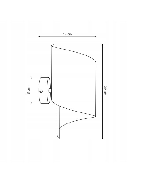 Lampa Minimalistyczna BOLERO w Stylu Skandynawskim, Biała i Beżowa, Idealna do Sypialni i Nowoczesnych Wnętrz