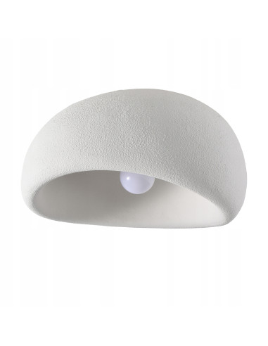 Plafon Stone - nowoczesna lampa sufitowa w kolorze białym, idealna do sypialni i minimalistycznych wnętrz