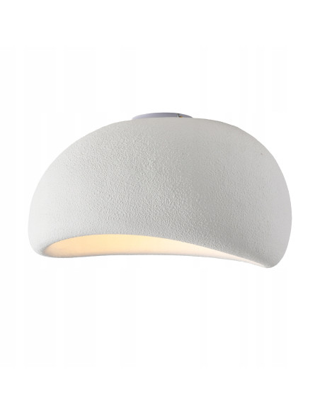 Plafon Stone - nowoczesna lampa sufitowa w kolorze białym, idealna do sypialni i minimalistycznych wnętrz