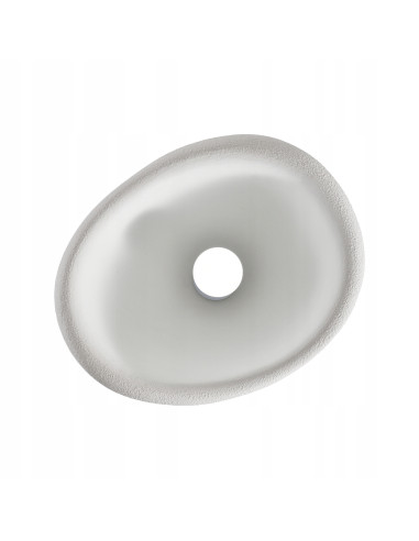 Plafon Stone - nowoczesna lampa sufitowa w kolorze białym, idealna do sypialni i minimalistycznych wnętrz