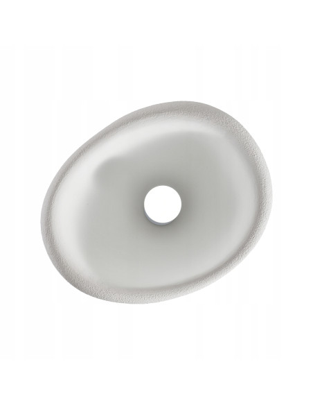 Plafon Stone - nowoczesna lampa sufitowa w kolorze białym, idealna do sypialni i minimalistycznych wnętrz