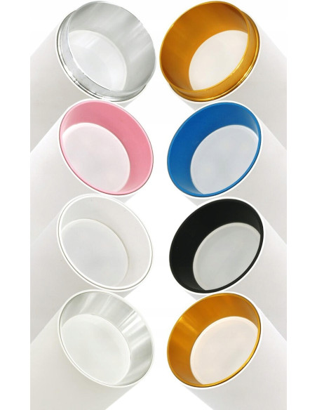 Lampa sufitowa Qualis VI z 6 regulowanymi reflektorami – nowoczesne oświetlenie do jadalni w białym matowym kolorze