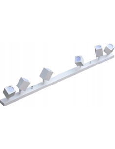 Reflektor sufitowy QUANTUS VI - nowoczesne oświetlenie przestrzeni biurowych i mieszkalnych w białym macie