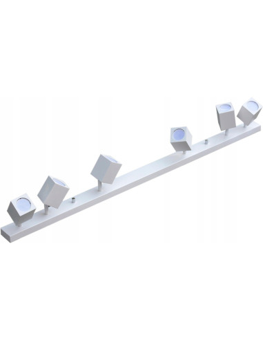 Reflektor sufitowy QUANTUS VI - nowoczesne oświetlenie przestrzeni biurowych i mieszkalnych w białym macie