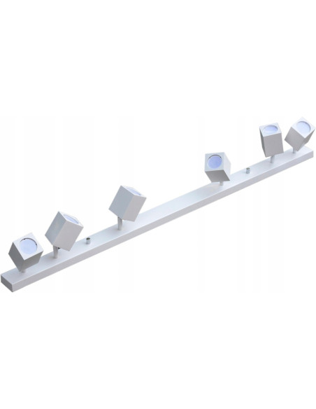 Reflektor sufitowy QUANTUS VI - nowoczesne oświetlenie przestrzeni biurowych i mieszkalnych w białym macie