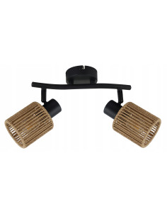 Lampa sufitowa Arila z regulowanymi reflektorami, czarny mat, nowoczesny design - elegancja do każdego wnętrza 2