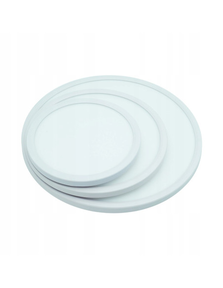 Plafon LED 24W z Czujnikiem Ruchu, 4000K, Energooszczędny - Oświetlenie Korytarzy i Biur, Kolekcja DENVER