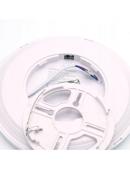 Nowoczesny plafon LED 29 cm z czujnikiem ruchu, czarny, 24W, 4000K - idealne oświetlenie do kuchni i korytarza