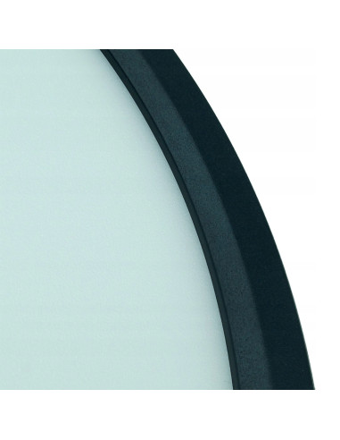 Nowoczesny plafon LED DENVER 24W IP20 z regulacją barwy światła, czarny, 29cm – idealne oświetlenie do biura i domu