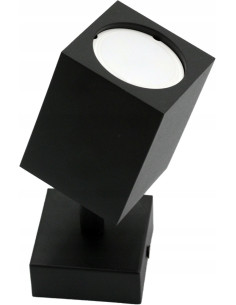 Kinkiet QUANTUS I - minimalistyczne oświetlenie ścienne w czarnym aluminium do nowoczesnych wnętrz 2