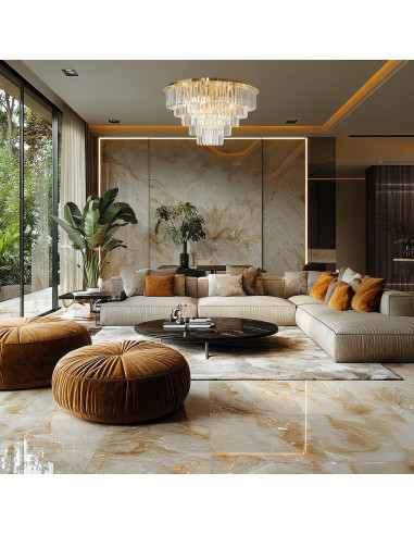 Lampa sufitowa Milano - Luksusowy złoty plafon z kryształami, 12-punktowe oświetlenie do eleganckich wnętrz