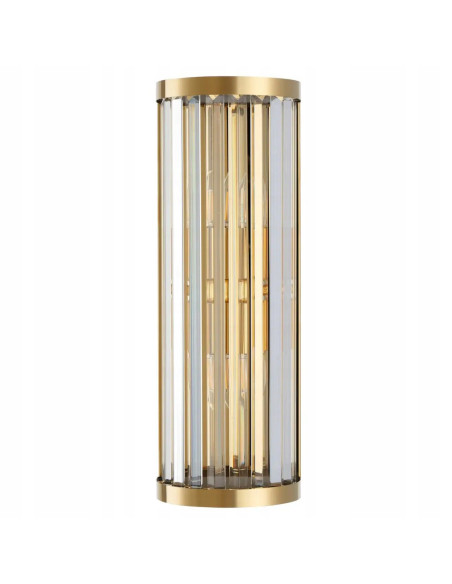 Lampa ścienna glamour EXELLENT ST-88022W ze złotym wykończeniem – elegancki detal do korytarza i sypialni