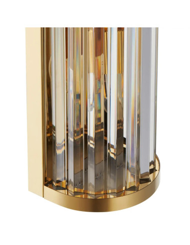 Lampa ścienna glamour EXELLENT ST-88022W ze złotym wykończeniem – elegancki detal do korytarza i sypialni