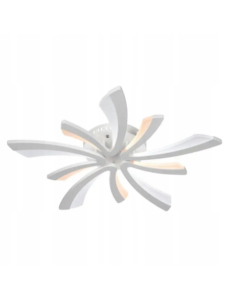 Nowoczesny plafon LED "Słoneczko" w czerni - energooszczędne oświetlenie do kuchni i salonu